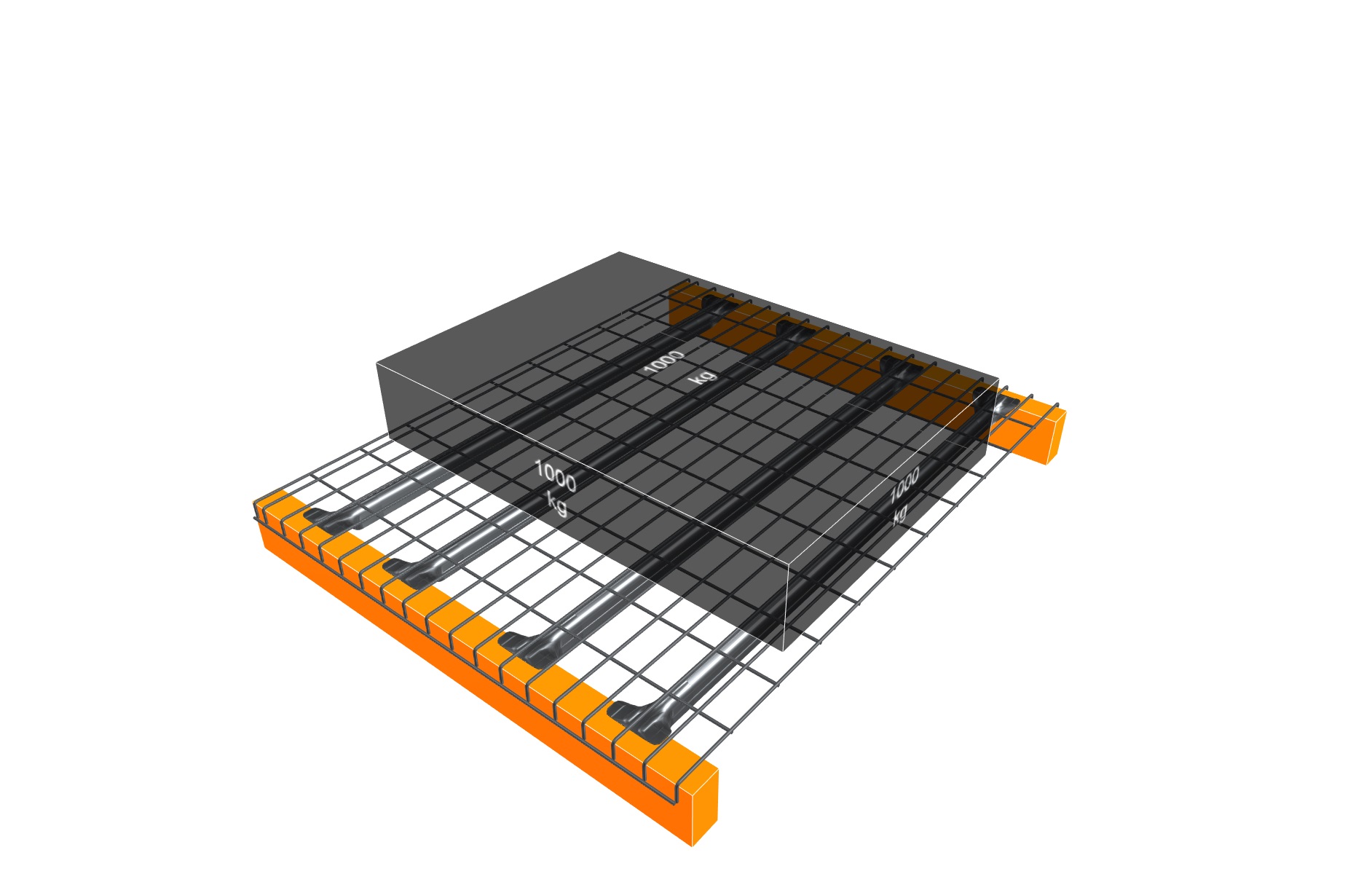 gittermodul-palettenregal-1000-kg Drahtgittermodul mit Tiefenstegen